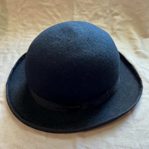 Prada Women\'s Black Bowler  Hard Felt Hat main image 8